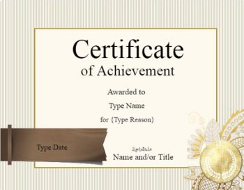 Free Printable Certificate of Achievement | Customize Online