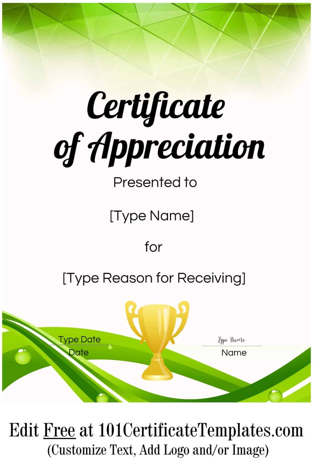Appreciation Certificate Templates Free Printable