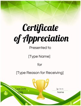 FREE Printable Certificate of Appreciation Template | Customize Online