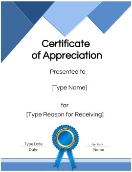 FREE Printable Certificate of Appreciation Template | Customize Online