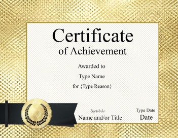 Free Printable Certificate of Achievement | Customize Online