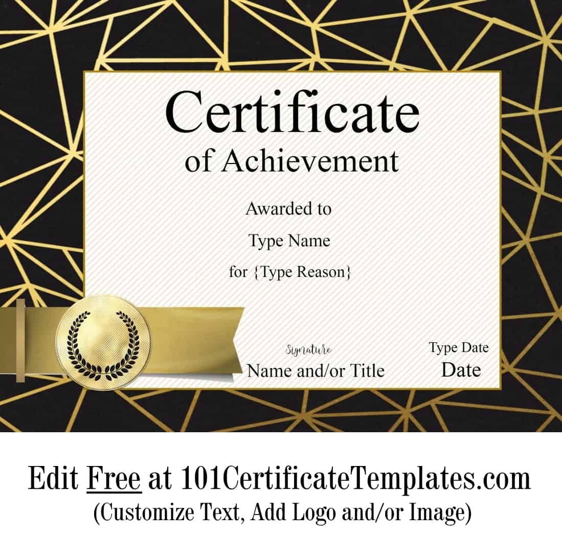 free-customizable-certificate-of-achievement-editable-printable