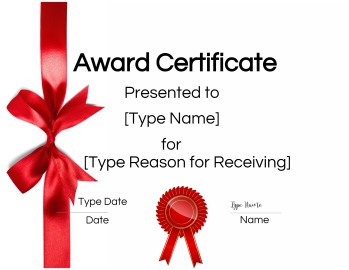 Free Printable Certificate Templates  Customize Online