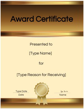 certificate template word 2013 free download