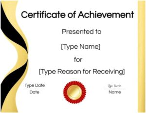 Free Printable Certificate of Achievement | Customize Online