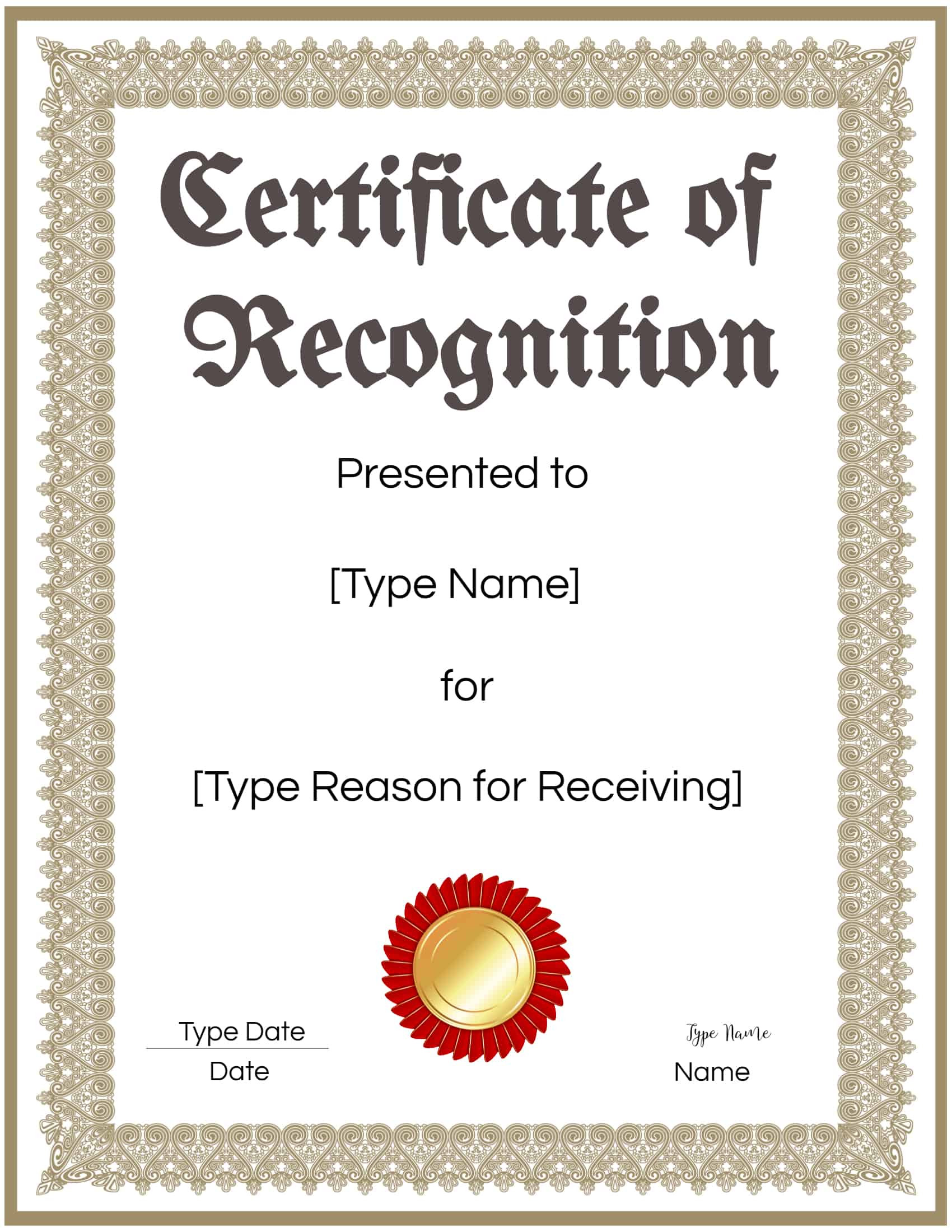 free-certificate-of-recognition-template-customize-online