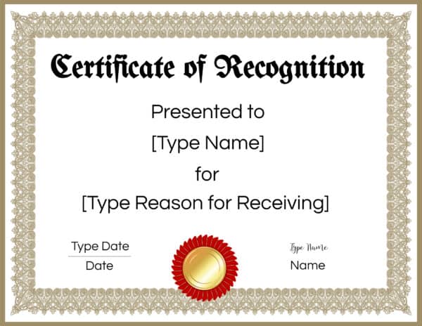 free-certificate-of-recognition-template-customize-online