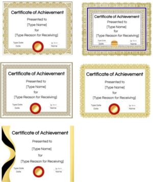 Free Printable Certificate of Achievement Template | Customize Online