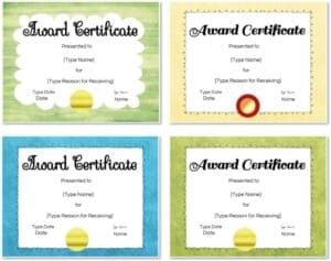 Free Certificates for Kids | Customize Online & Print at Home