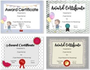 Free Custom Certificates for Kids | Customize Online & Print at Home