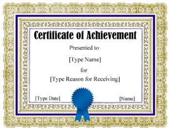 FREE Certificate Template Powerpoint | Instant Download
