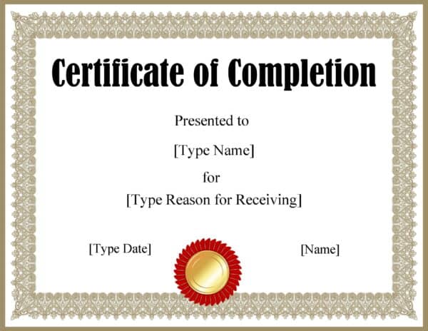 FREE Certificate Template Powerpoint | Instant Download