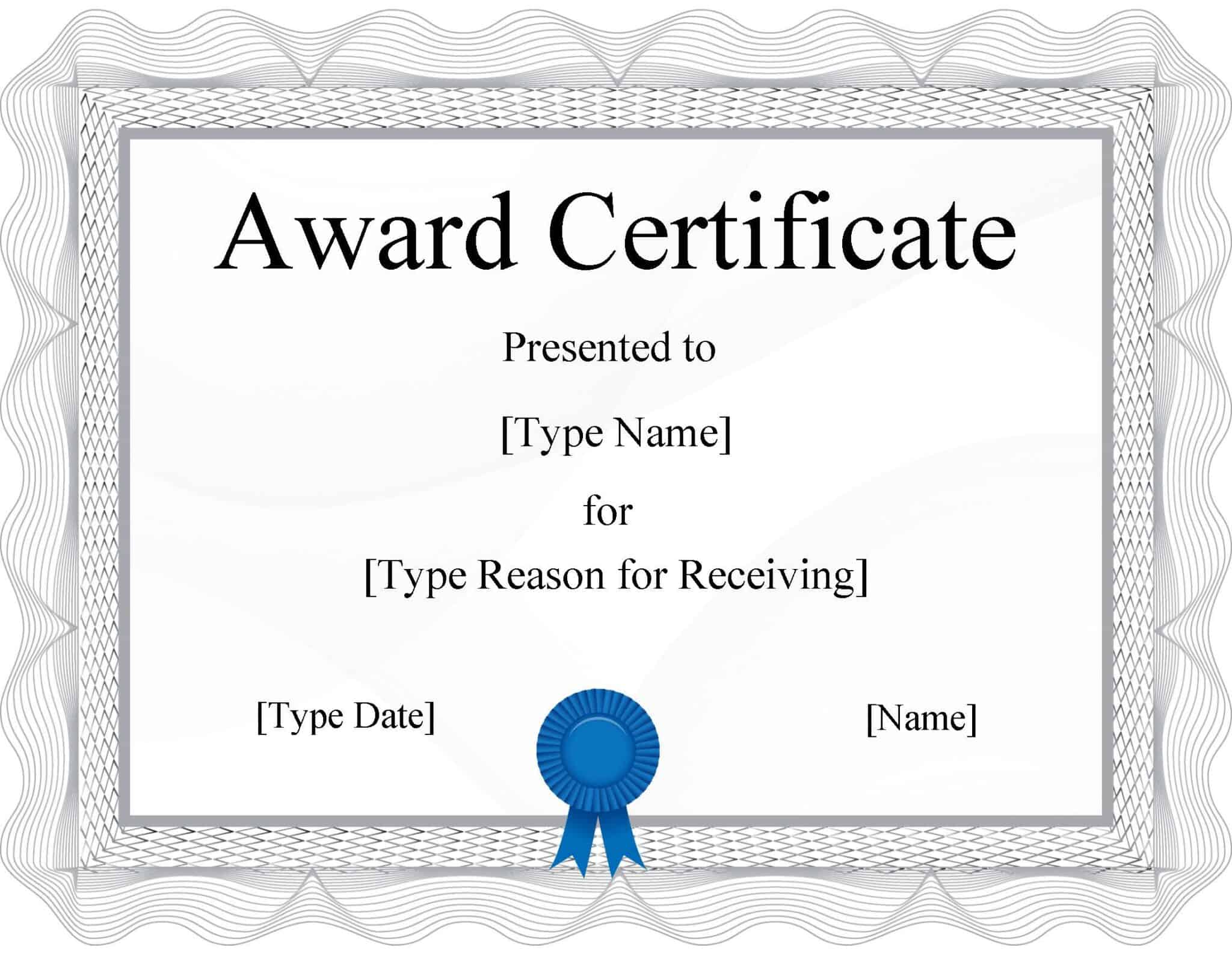 FREE Certificate Template Powerpoint | Instant Download