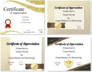 FREE Printable Certificate of Appreciation Template | Customize Online