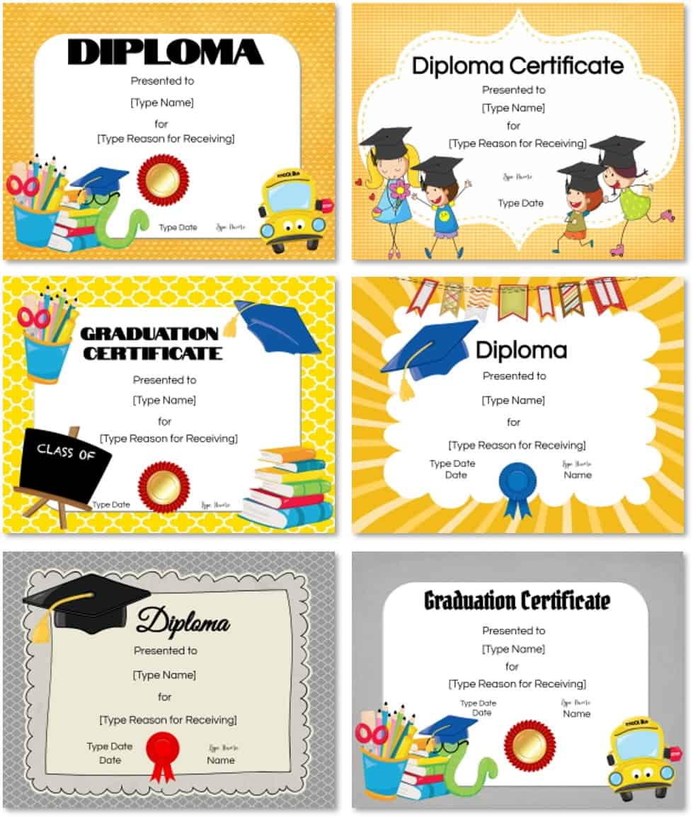 Free Printable Preschool Moving Up Certificates Printable Form