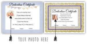 FREE Baby Dedication Certificate | Editable and Printable