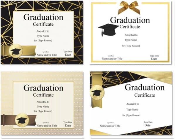 doctorate certificate template